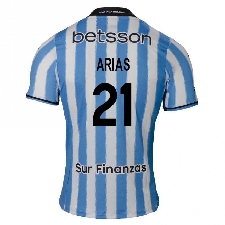 Férfi Labdarúgás Gabriel Arias #21 Kék Fehér Fekete Hazai Jersey 2024/25 Mez Póló Ing