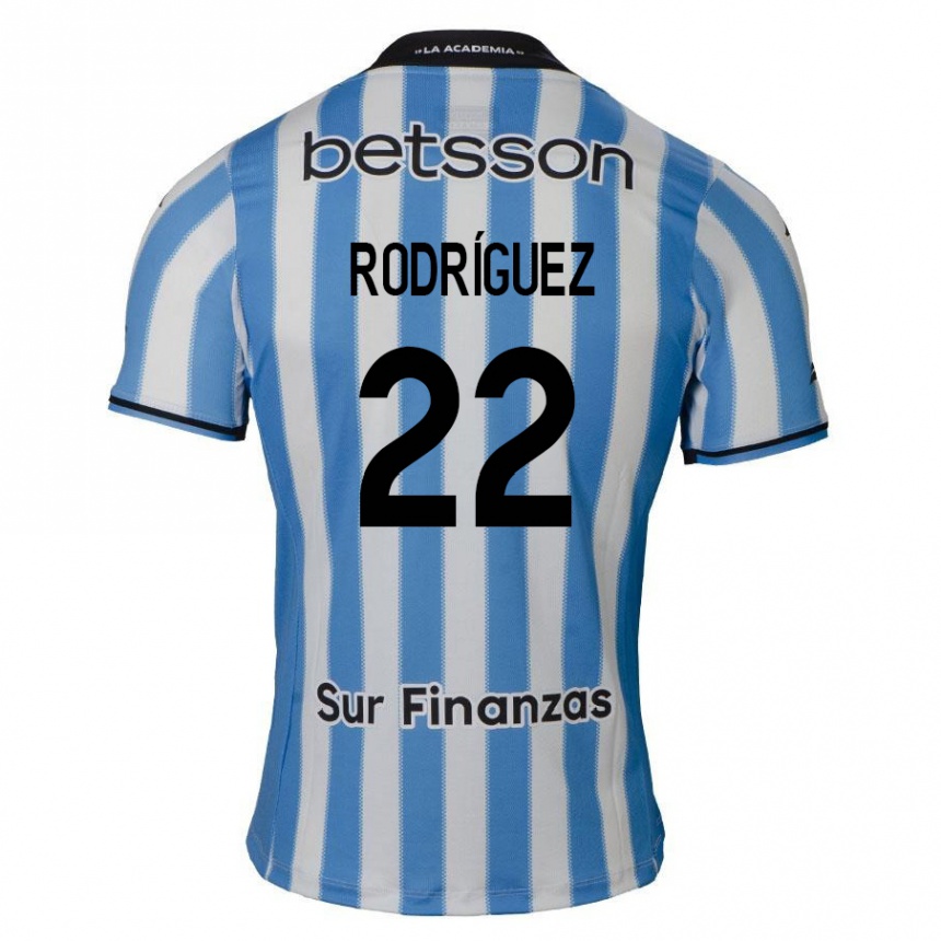 Férfi Labdarúgás Baltasar Rodríguez #22 Kék Fehér Fekete Hazai Jersey 2024/25 Mez Póló Ing