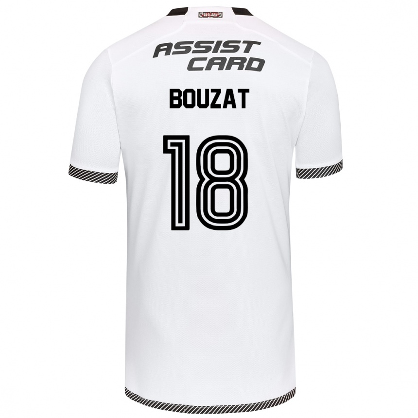 Férfi Labdarúgás Agustín Bouzat #18 Fehér Fekete Hazai Jersey 2024/25 Mez Póló Ing