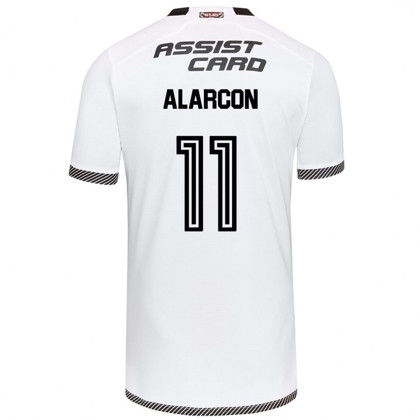 Férfi Labdarúgás Antonia Alarcón #11 Fehér Fekete Hazai Jersey 2024/25 Mez Póló Ing