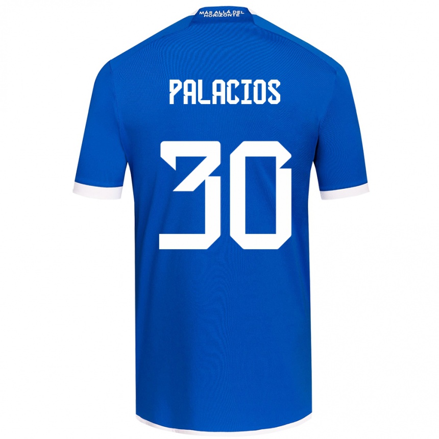 Férfi Labdarúgás Cristian Palacios #30 Kék Fehér Hazai Jersey 2024/25 Mez Póló Ing