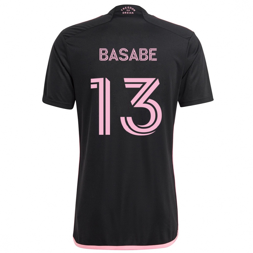 Férfi Labdarúgás Samuel Basabe #13 Fekete Idegenbeli Jersey 2024/25 Mez Póló Ing