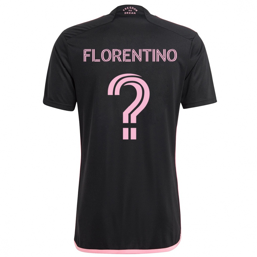 Férfi Labdarúgás Gabriel Florentino #0 Fekete Idegenbeli Jersey 2024/25 Mez Póló Ing