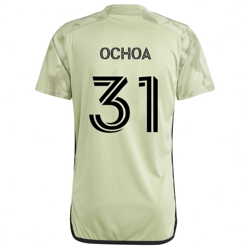 Férfi Labdarúgás David Ochoa #31 Világos Zöld Idegenbeli Jersey 2024/25 Mez Póló Ing