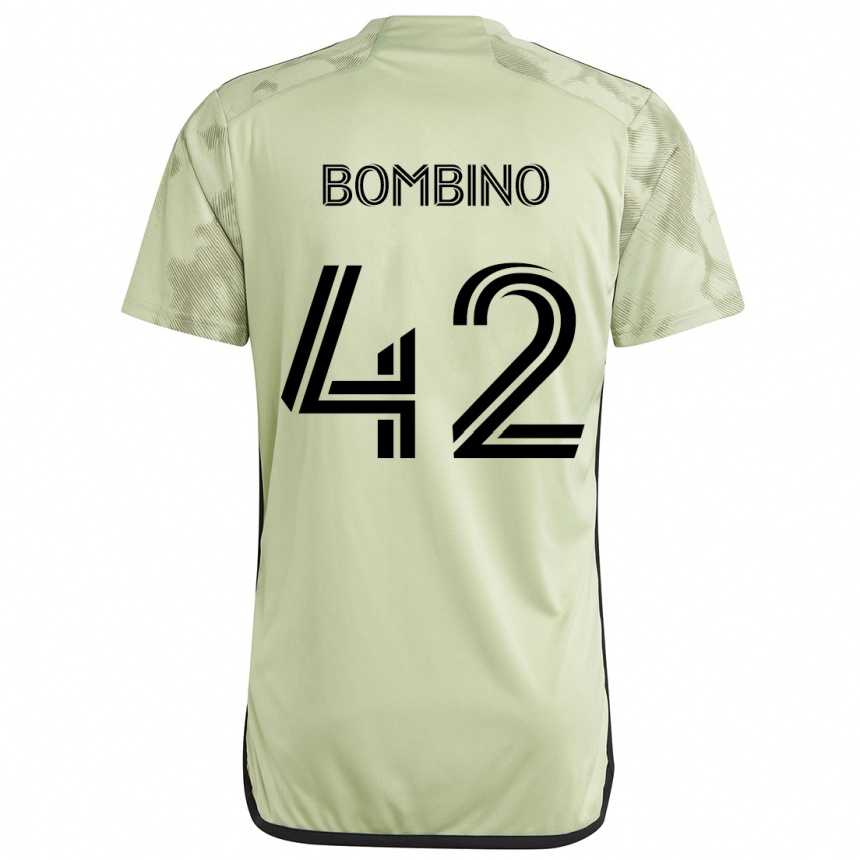 Férfi Labdarúgás Luca Bombino #42 Világos Zöld Idegenbeli Jersey 2024/25 Mez Póló Ing