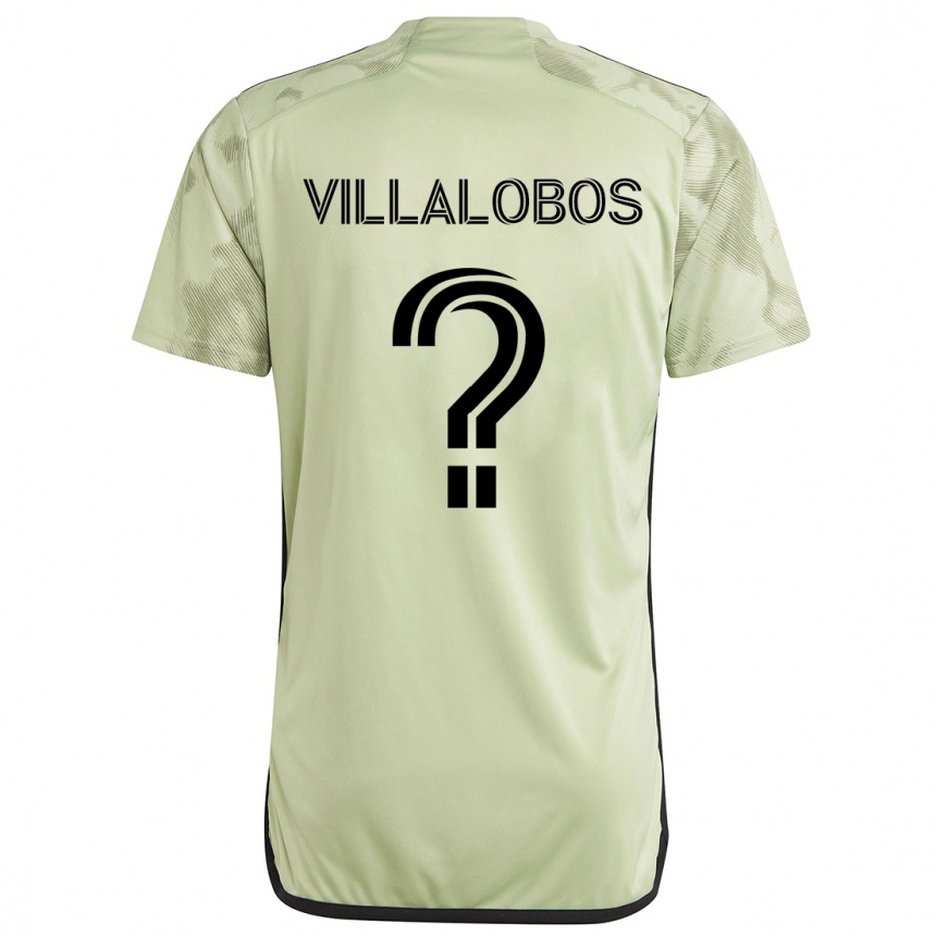 Férfi Labdarúgás Kristian Villalobos #0 Világos Zöld Idegenbeli Jersey 2024/25 Mez Póló Ing