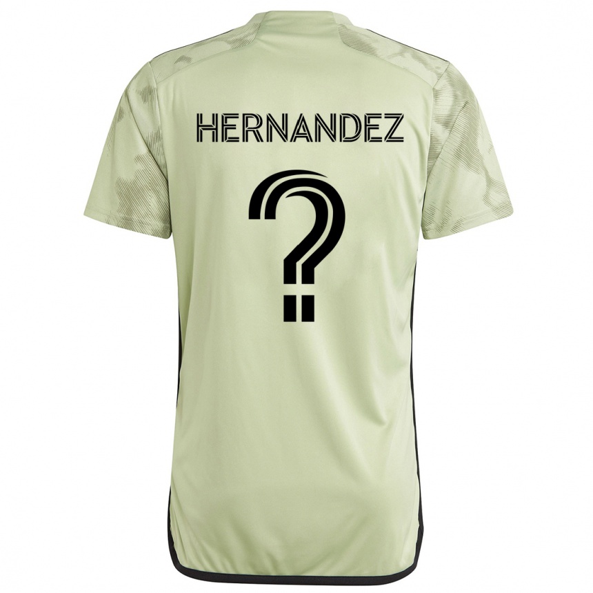 Férfi Labdarúgás Javier Hernandez #0 Világos Zöld Idegenbeli Jersey 2024/25 Mez Póló Ing