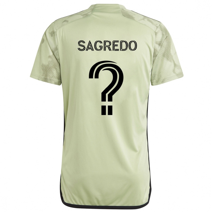 Férfi Labdarúgás Giancarlo Sagredo #0 Világos Zöld Idegenbeli Jersey 2024/25 Mez Póló Ing