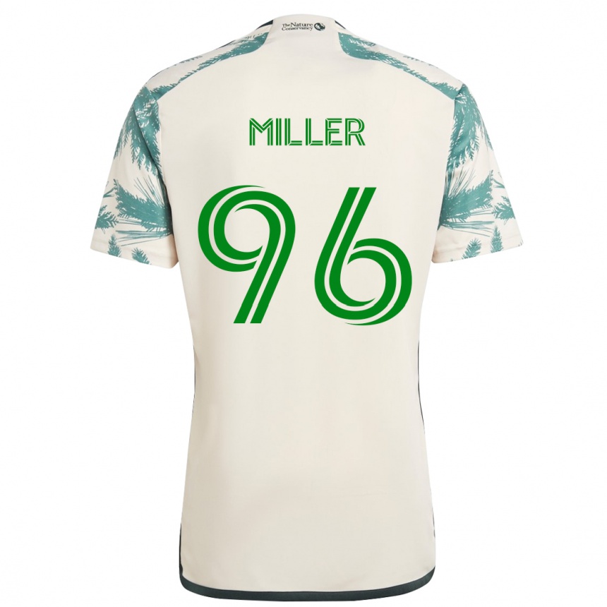 Férfi Labdarúgás Carver Miller #96 Bézs Barna Idegenbeli Jersey 2024/25 Mez Póló Ing