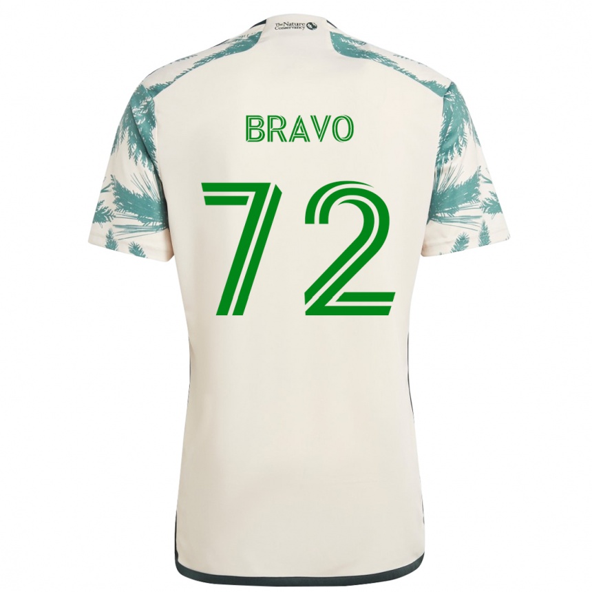 Férfi Labdarúgás Julian Bravo #72 Bézs Barna Idegenbeli Jersey 2024/25 Mez Póló Ing