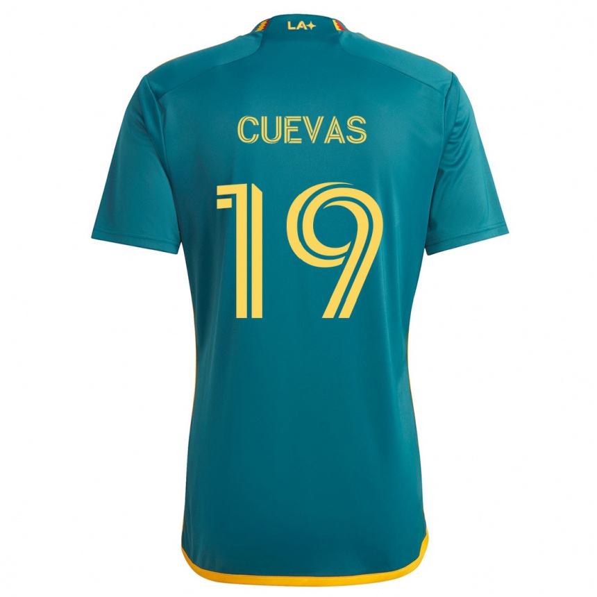 Férfi Labdarúgás Mauricio Cuevas #19 Green Yellow Idegenbeli Jersey 2024/25 Mez Póló Ing