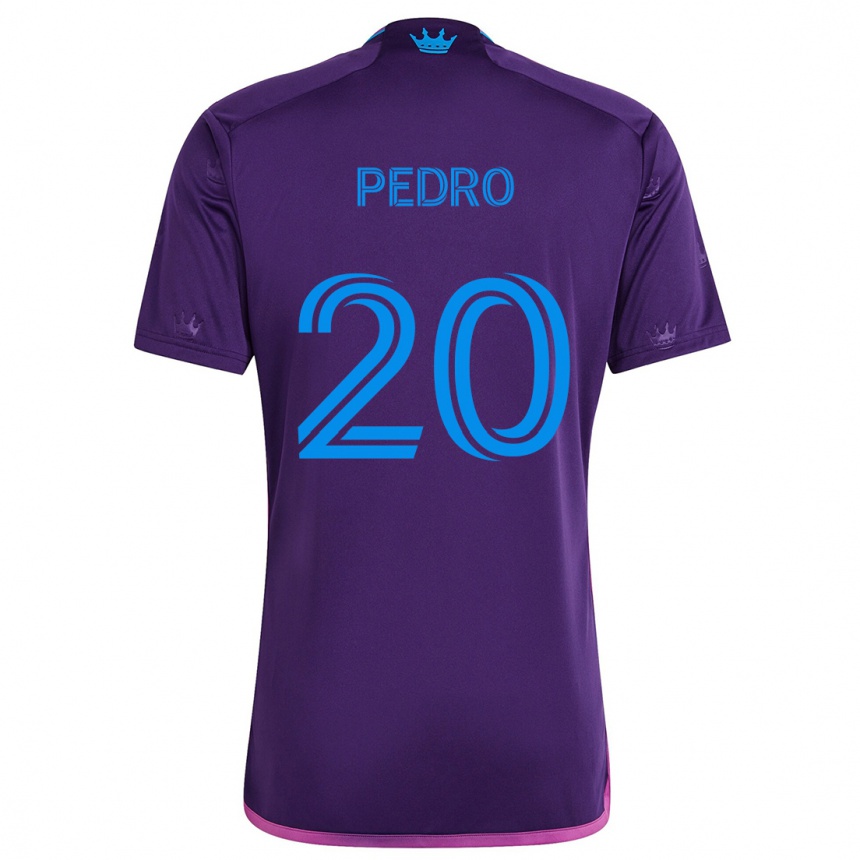 Férfi Labdarúgás João Pedro #20 Lila Kék Idegenbeli Jersey 2024/25 Mez Póló Ing