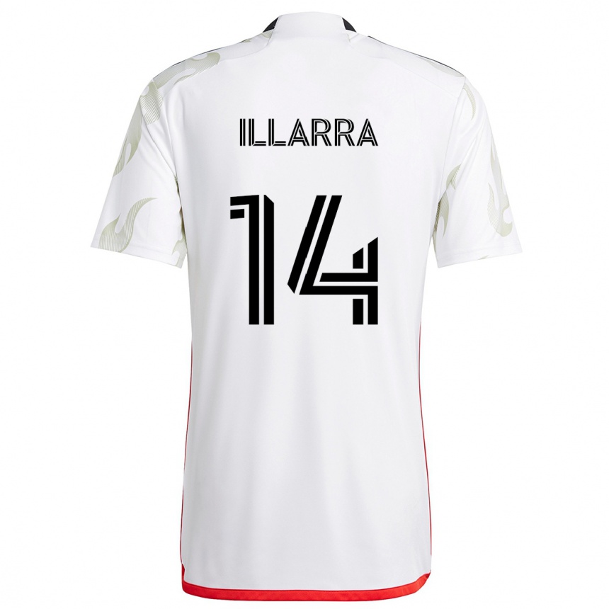 Férfi Labdarúgás Asier Illarramendi #14 Fehér Piros Fekete Idegenbeli Jersey 2024/25 Mez Póló Ing