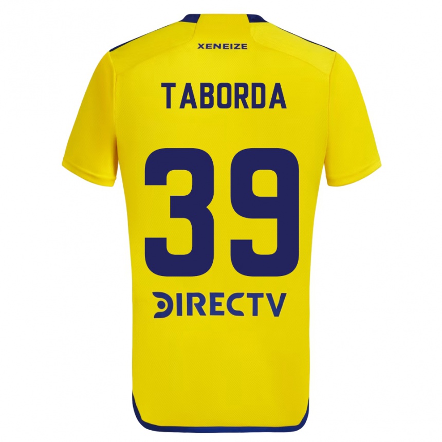 Férfi Labdarúgás Vicente Taborda #39 Sárga Kék Idegenbeli Jersey 2024/25 Mez Póló Ing