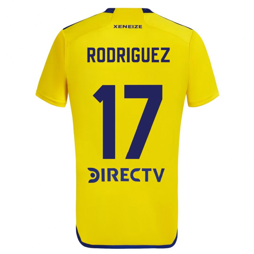 Férfi Labdarúgás Fanny Rodriguez #17 Sárga Kék Idegenbeli Jersey 2024/25 Mez Póló Ing