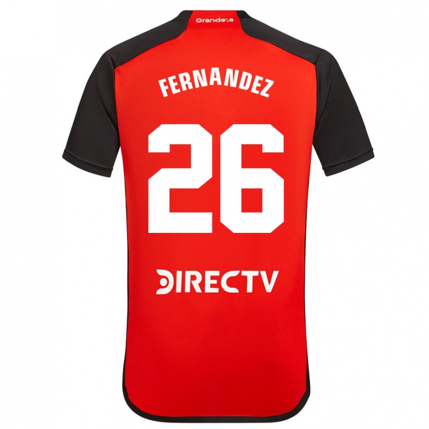 Férfi Labdarúgás Nacho Fernández #26 Piros Fekete Fehér Idegenbeli Jersey 2024/25 Mez Póló Ing