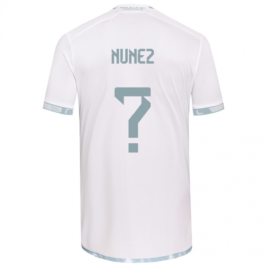 Férfi Labdarúgás Renato Nuñez #0 Fehér Szürke Idegenbeli Jersey 2024/25 Mez Póló Ing