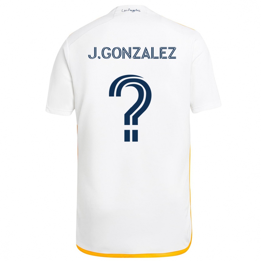 Női Labdarúgás Jesse Gonzalez #0 Fehér Sárga Hazai Jersey 2024/25 Mez Póló Ing