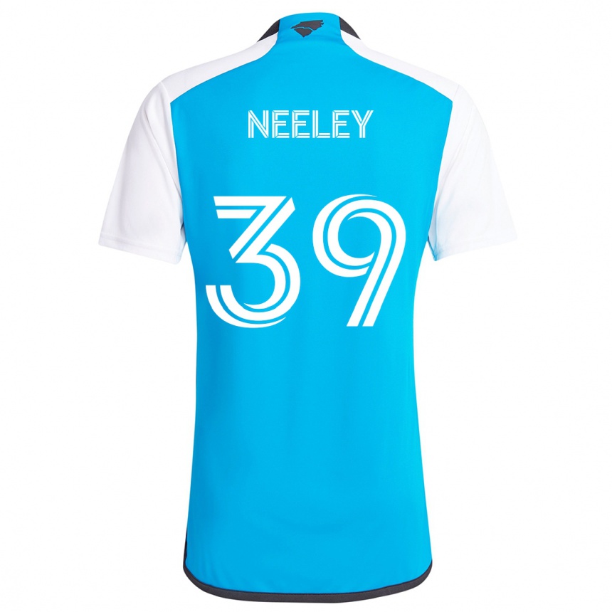 Női Labdarúgás Jack Neeley #39 Kék Fehér Hazai Jersey 2024/25 Mez Póló Ing