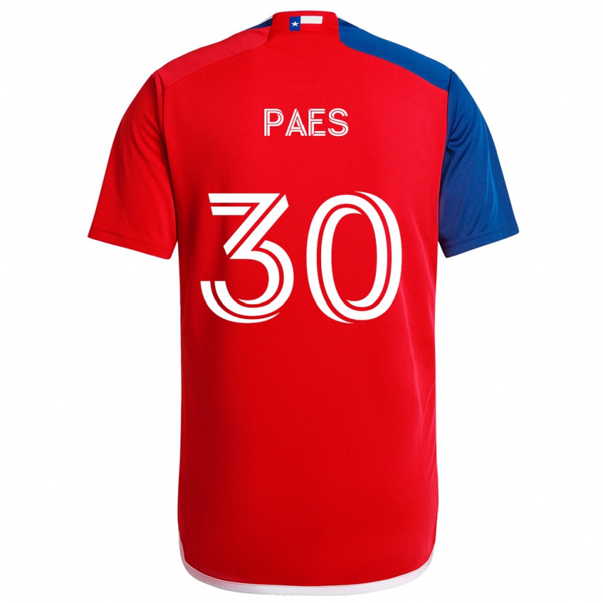 Női Labdarúgás Maarten Paes #30 Kék Piros Hazai Jersey 2024/25 Mez Póló Ing