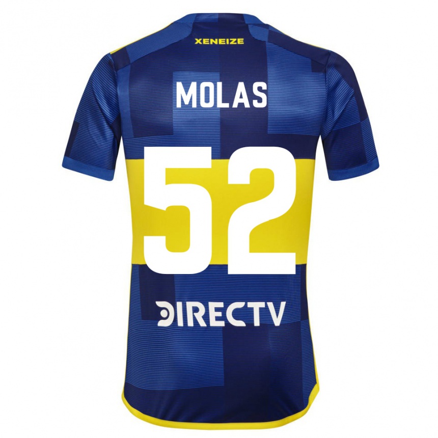 Női Labdarúgás Walter Molas #52 Kék Sárga Hazai Jersey 2024/25 Mez Póló Ing