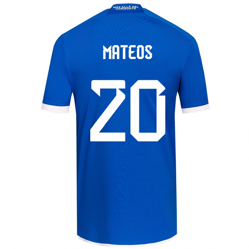 Női Labdarúgás Federico Mateos #20 Kék Fehér Hazai Jersey 2024/25 Mez Póló Ing