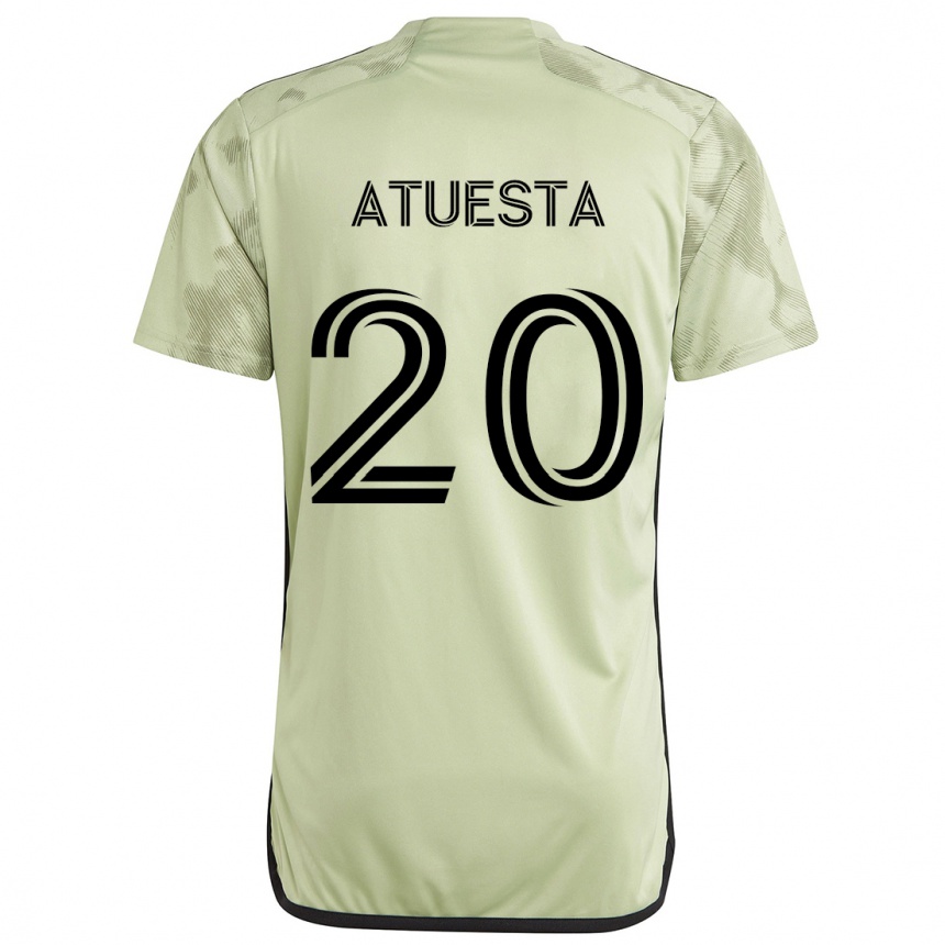 Női Labdarúgás Eduard Atuesta #20 Világos Zöld Idegenbeli Jersey 2024/25 Mez Póló Ing