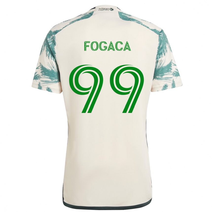 Női Labdarúgás Nathan Fogaça #99 Bézs Barna Idegenbeli Jersey 2024/25 Mez Póló Ing