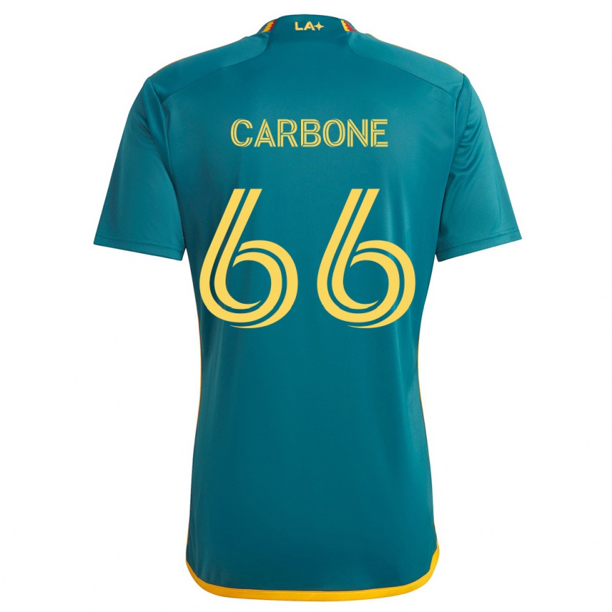 Női Labdarúgás Matteo Carbone #66 Green Yellow Idegenbeli Jersey 2024/25 Mez Póló Ing