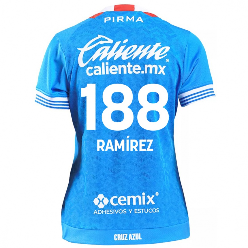 Gyermek Labdarúgás Diego Ramírez #188 Égszínkék Hazai Jersey 2024/25 Mez Póló Ing