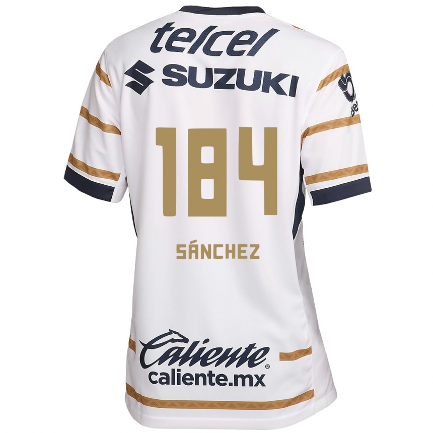 Gyermek Labdarúgás Manuel Sánchez #184 Fehér Obszidián Hazai Jersey 2024/25 Mez Póló Ing