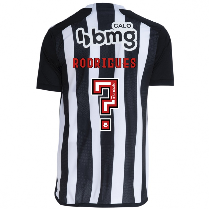 Gyermek Labdarúgás Vinicius Rodrigues #0 Fehér Fekete Hazai Jersey 2024/25 Mez Póló Ing