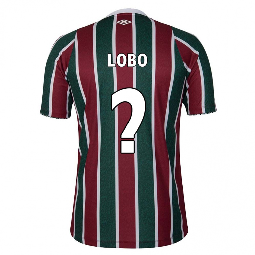 Gyermek Labdarúgás Gustavo Lobo #0 Zöld Barna Fehér Hazai Jersey 2024/25 Mez Póló Ing