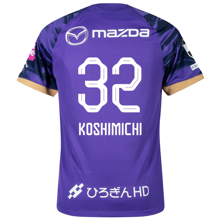 Gyermek Labdarúgás Sota Koshimichi #32 Lila Fehér Hazai Jersey 2024/25 Mez Póló Ing