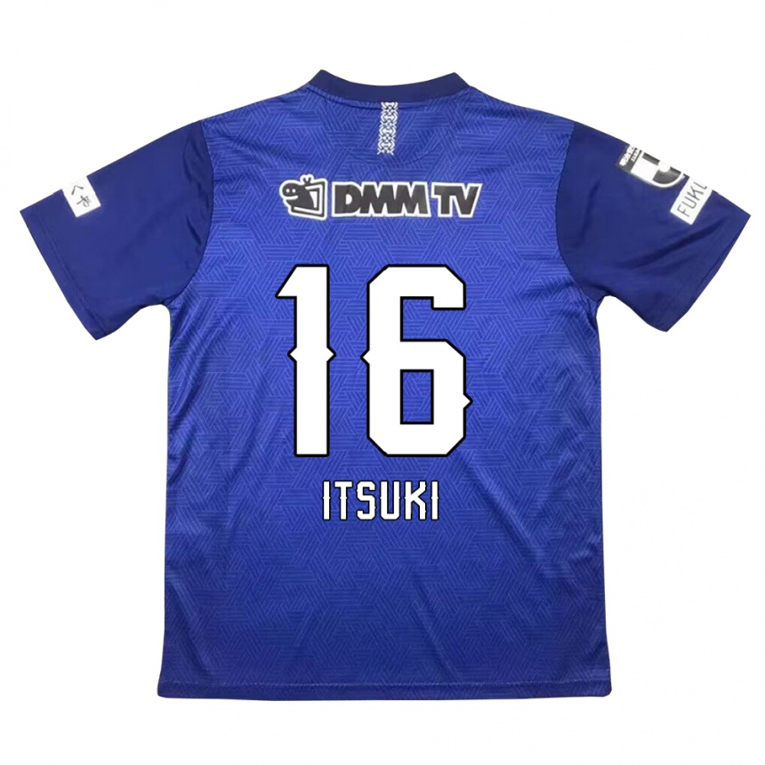 Gyermek Labdarúgás Itsuki Oda #16 Sötétkék Hazai Jersey 2024/25 Mez Póló Ing