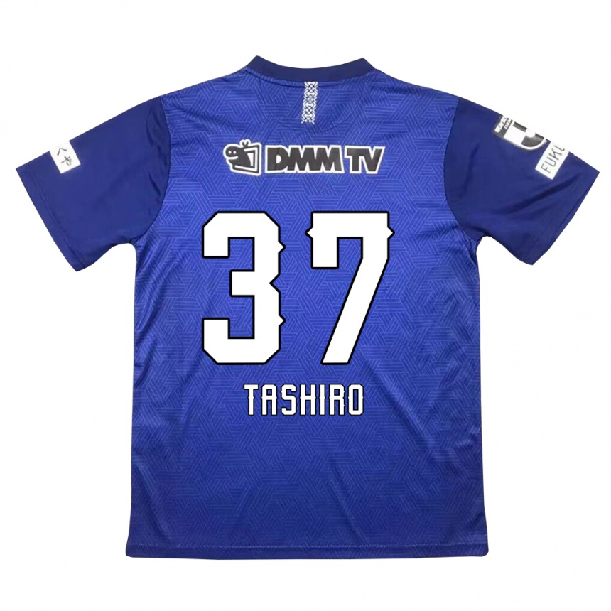 Gyermek Labdarúgás Masaya Tashiro #37 Sötétkék Hazai Jersey 2024/25 Mez Póló Ing