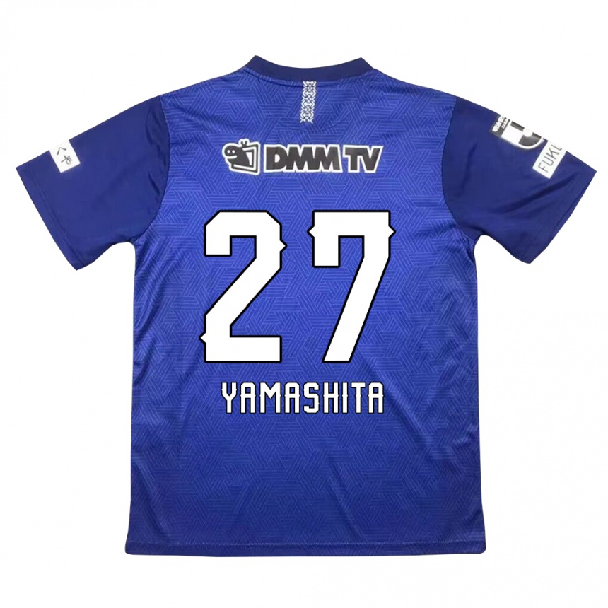 Gyermek Labdarúgás Sotaro Yamashita #27 Sötétkék Hazai Jersey 2024/25 Mez Póló Ing