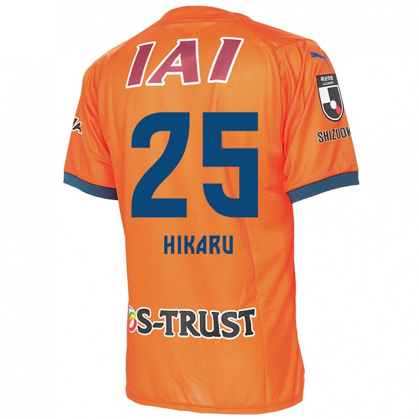 Gyermek Labdarúgás Hikaru Naruoka #25 Orange Blue Hazai Jersey 2024/25 Mez Póló Ing