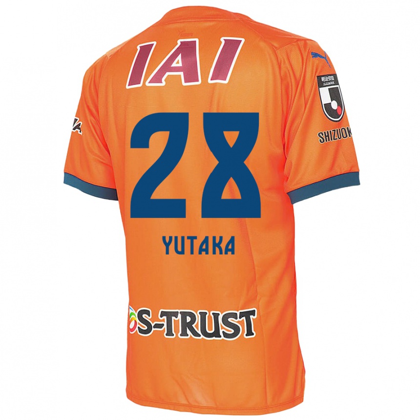 Gyermek Labdarúgás Yutaka Yoshida #28 Orange Blue Hazai Jersey 2024/25 Mez Póló Ing