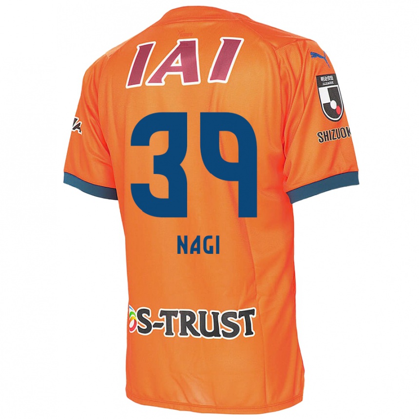 Gyermek Labdarúgás Nagi Kawatani #39 Orange Blue Hazai Jersey 2024/25 Mez Póló Ing