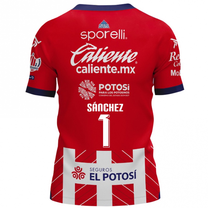 Gyermek Labdarúgás Andrés Sánchez #1 Piros Fehér Hazai Jersey 2024/25 Mez Póló Ing