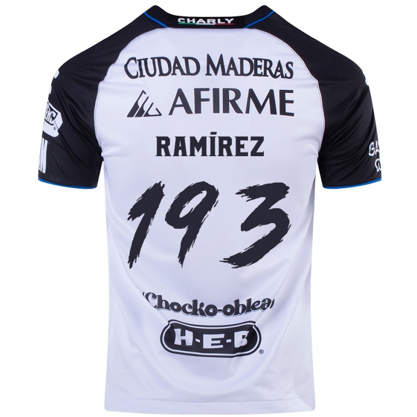 Gyermek Labdarúgás Ángel Ramírez #193 Fekete Kék Hazai Jersey 2024/25 Mez Póló Ing