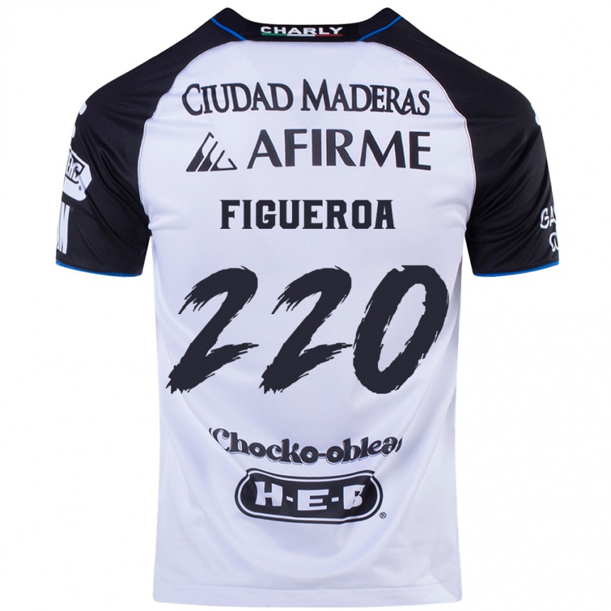 Gyermek Labdarúgás Christopher Figueroa #220 Fekete Kék Hazai Jersey 2024/25 Mez Póló Ing