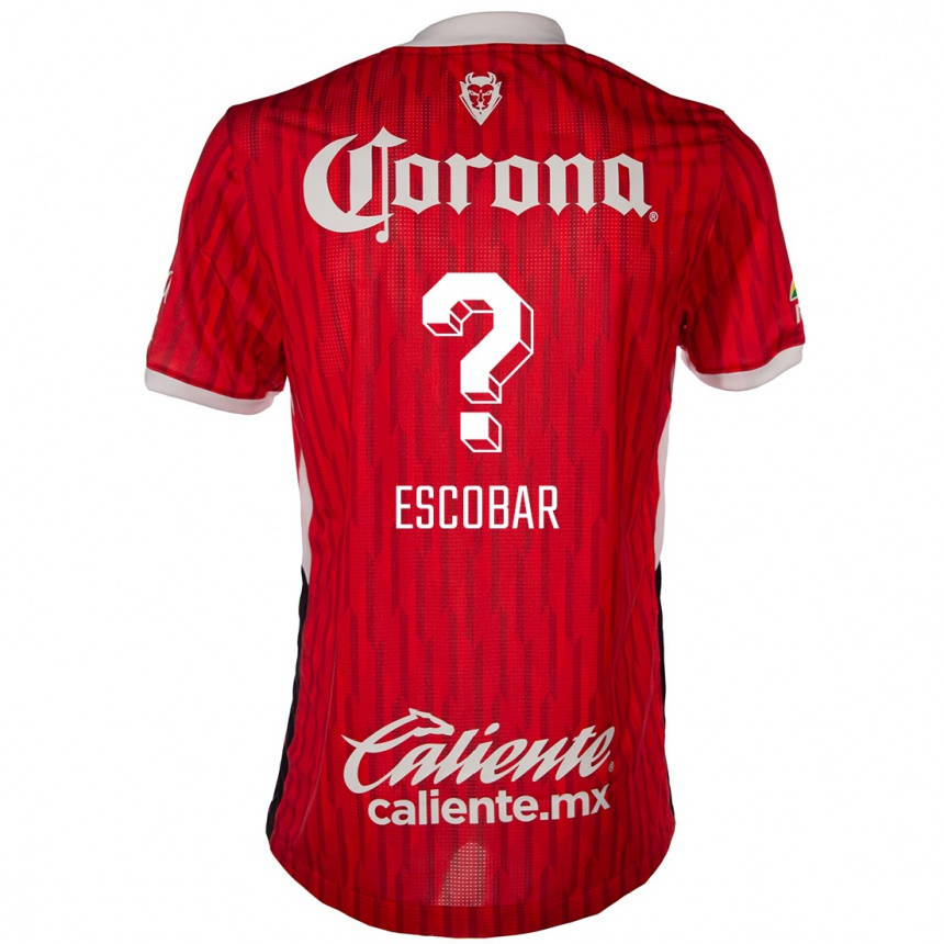 Gyermek Labdarúgás Juan Escobar #0 Piros Fehér Hazai Jersey 2024/25 Mez Póló Ing