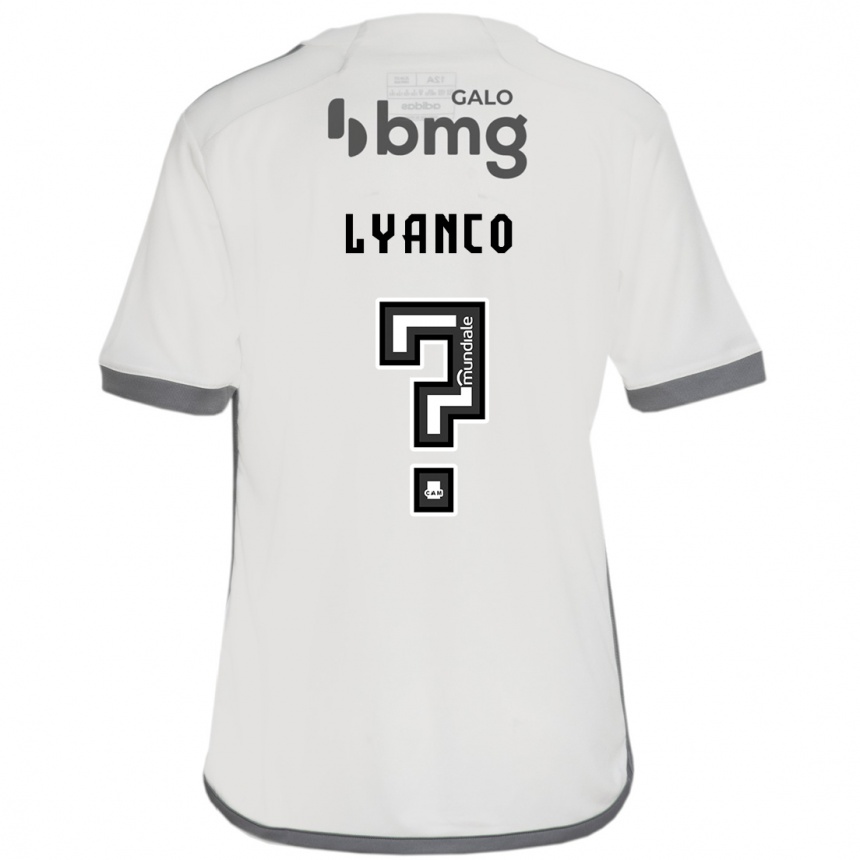 Gyermek Labdarúgás Lyanco #0 Törtfehér Idegenbeli Jersey 2024/25 Mez Póló Ing