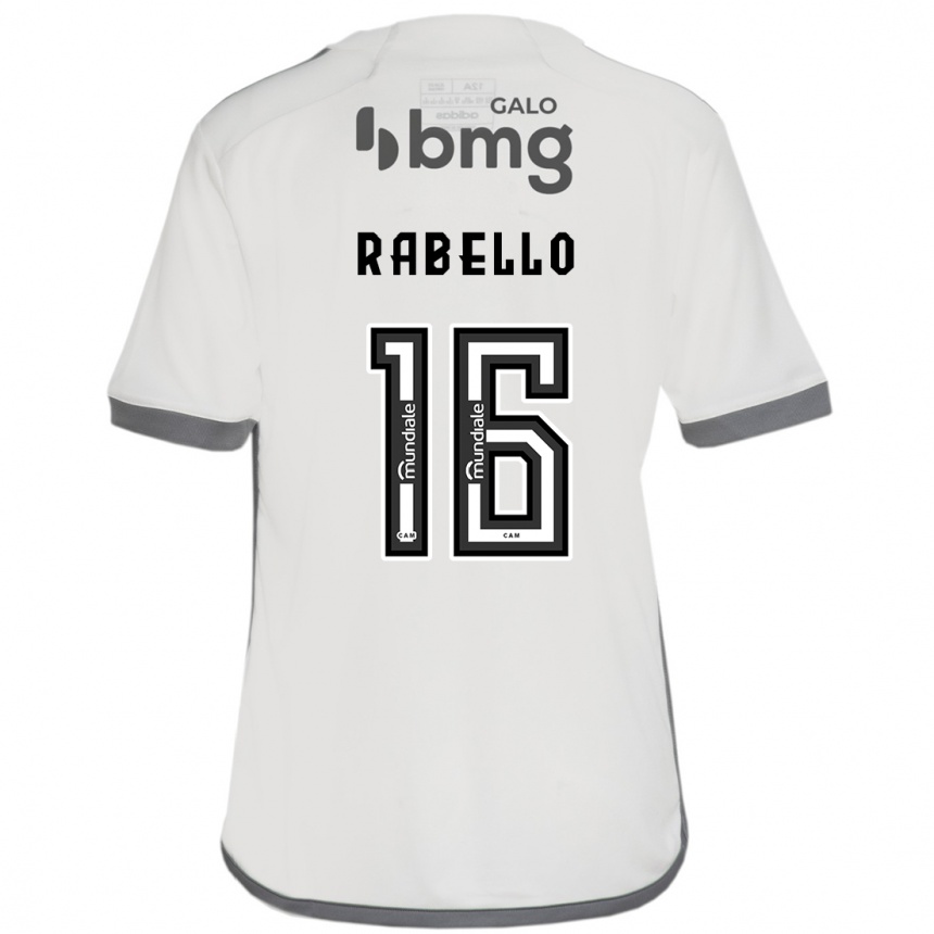 Gyermek Labdarúgás Igor Rabello #16 Törtfehér Idegenbeli Jersey 2024/25 Mez Póló Ing