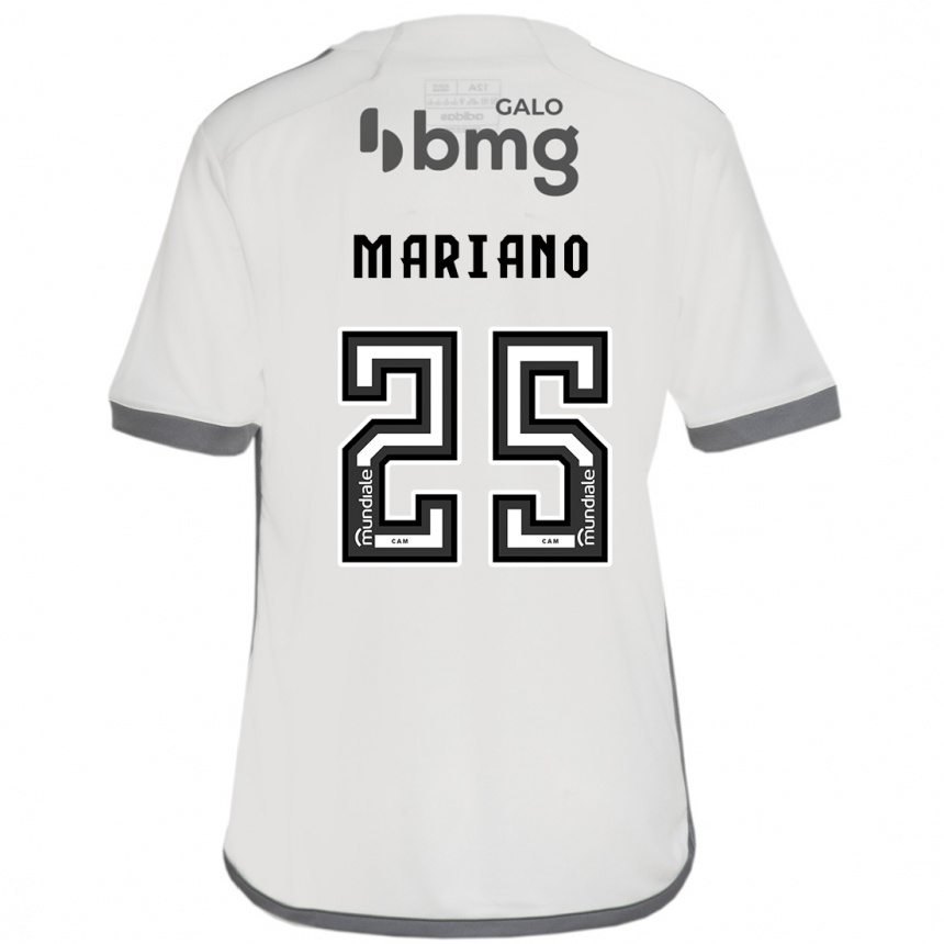 Gyermek Labdarúgás Mariano #25 Törtfehér Idegenbeli Jersey 2024/25 Mez Póló Ing