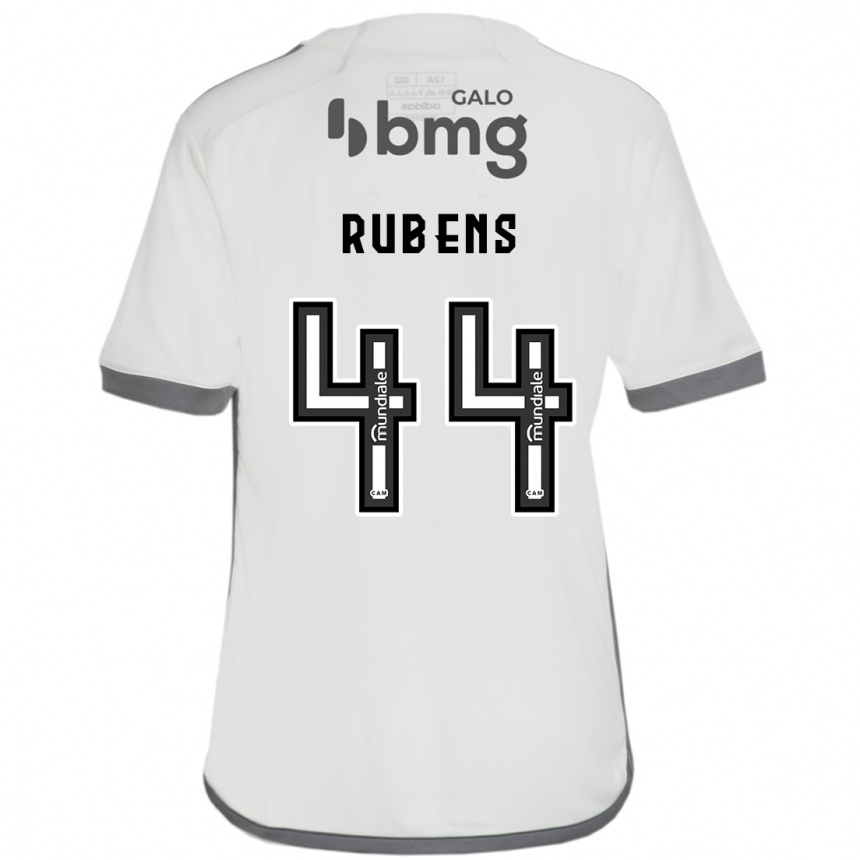 Gyermek Labdarúgás Rubens #44 Törtfehér Idegenbeli Jersey 2024/25 Mez Póló Ing