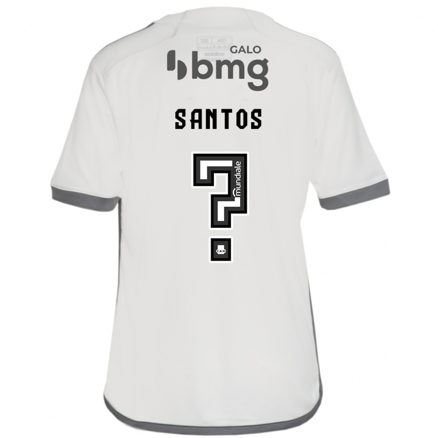 Gyermek Labdarúgás Léo Santos #0 Törtfehér Idegenbeli Jersey 2024/25 Mez Póló Ing