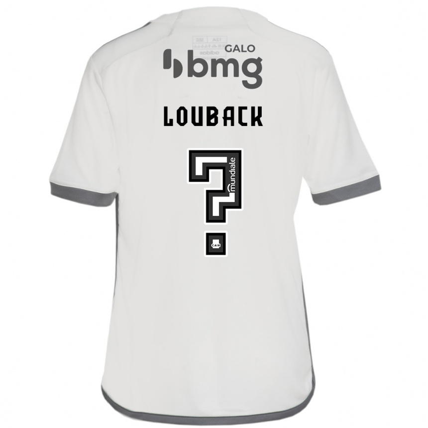 Gyermek Labdarúgás Lucas Louback #0 Törtfehér Idegenbeli Jersey 2024/25 Mez Póló Ing